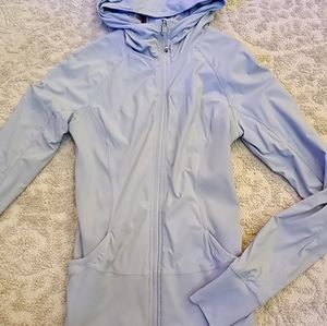 Lululemon In Flux Jacket, color silver fox, Size 8 (Excellent Condition).